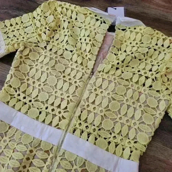 NWT Endless Rose Crochet Lace Overlay Dress Size M - Picture 6 of 13